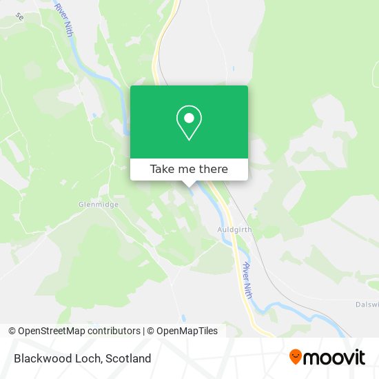 Blackwood Loch map