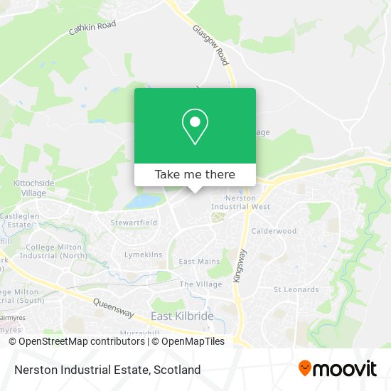 Nerston Industrial Estate map