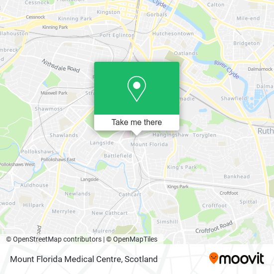 Mount Florida Medical Centre map