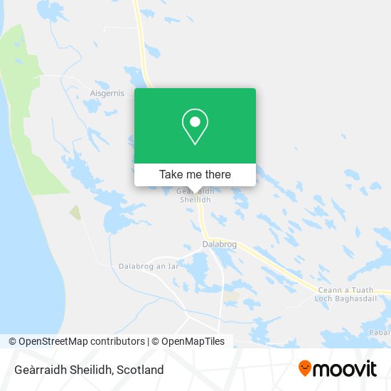 Geàrraidh Sheilidh map