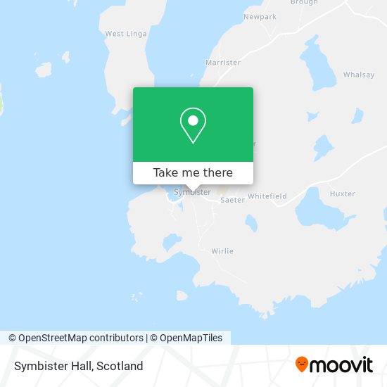 Symbister Hall map