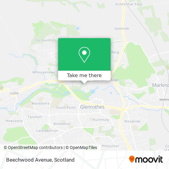 Beechwood Avenue map