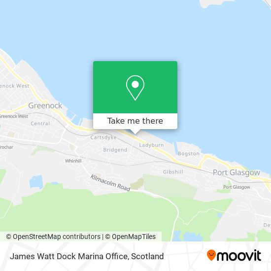 James Watt Dock Marina Office map