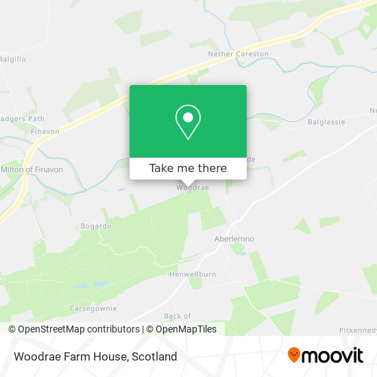 Woodrae Farm House map