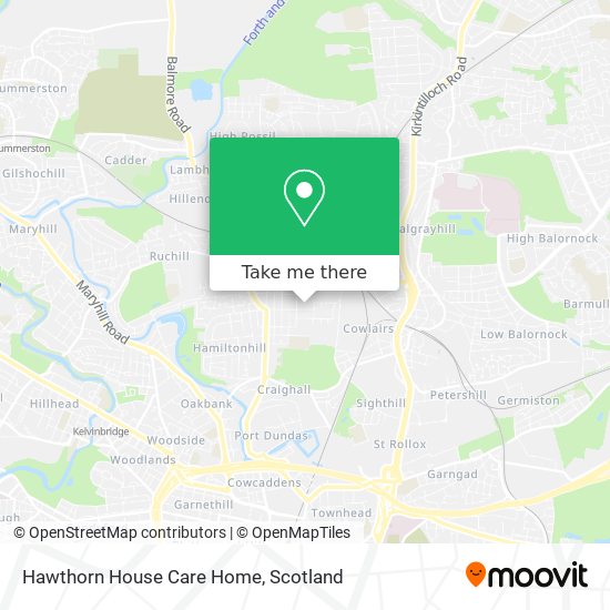 Hawthorn House Care Home map