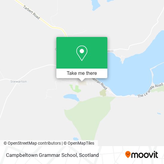 Campbeltown Grammar School map