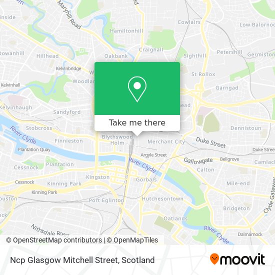 Ncp Glasgow Mitchell Street map