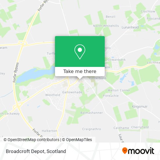 Broadcroft Depot map