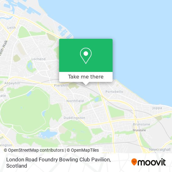 London Road Foundry Bowling Club Pavilion map