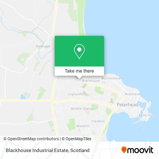 Blackhouse Industrial Estate map