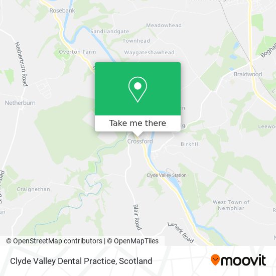 Clyde Valley Dental Practice map