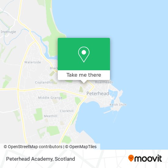 Peterhead Academy map