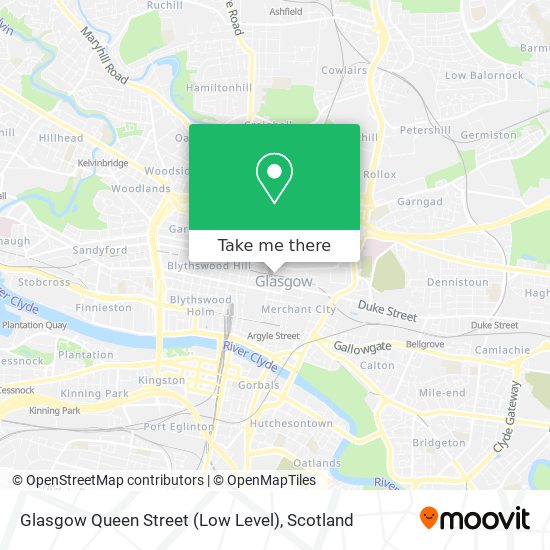 Glasgow Queen Street (Low Level) map