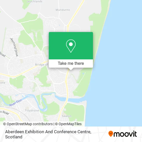 Aberdeen Exhibition And Conference Centre map