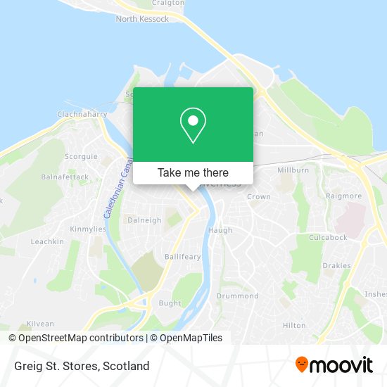 Greig St. Stores map