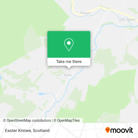 Easter Knowe map