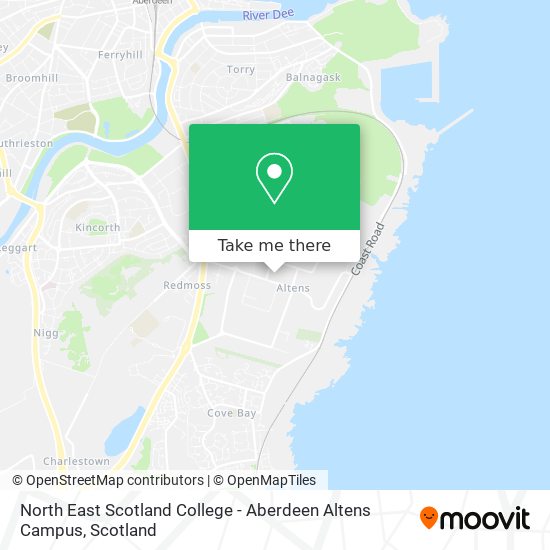 North East Scotland College - Aberdeen Altens Campus map