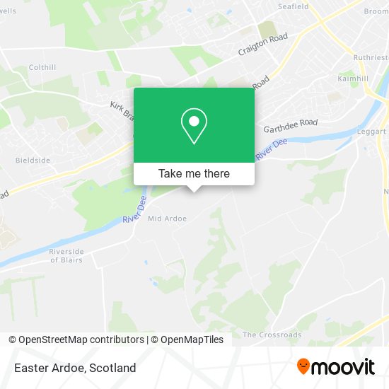 Easter Ardoe map
