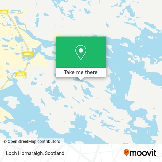 Loch Hornaraigh map