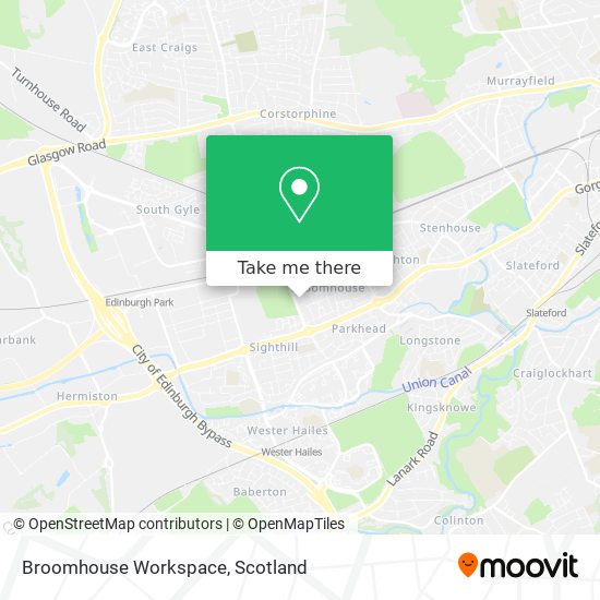 Broomhouse Workspace map