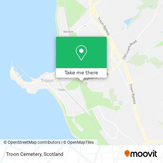 Troon Cemetery map