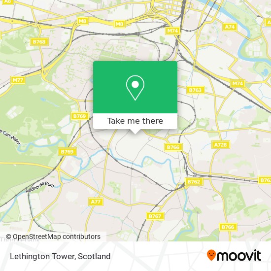 Lethington Tower map