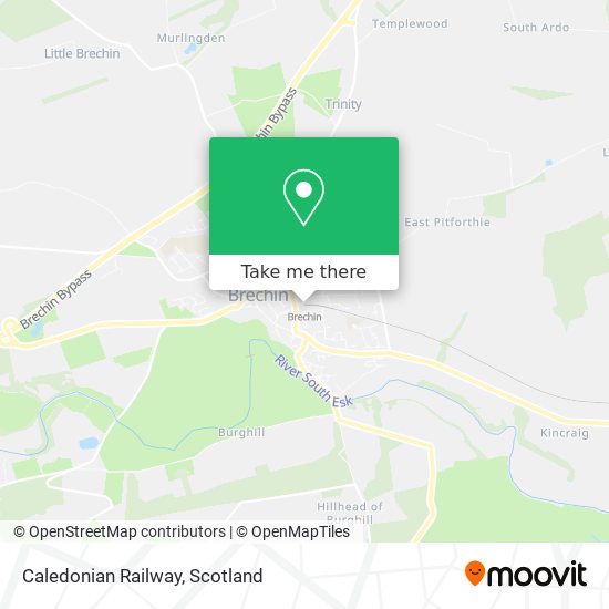 Caledonian Railway map