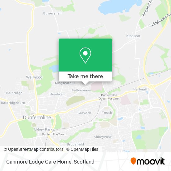 Canmore Lodge Care Home map