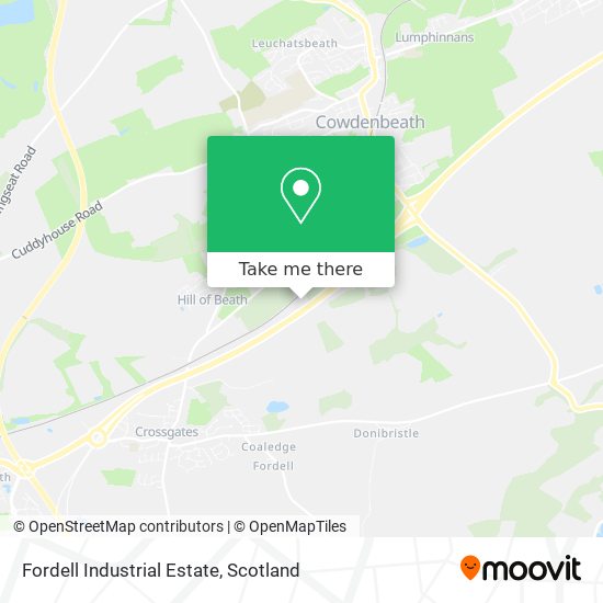 Fordell Industrial Estate map