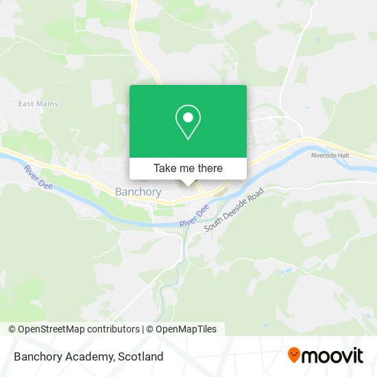Banchory Academy map