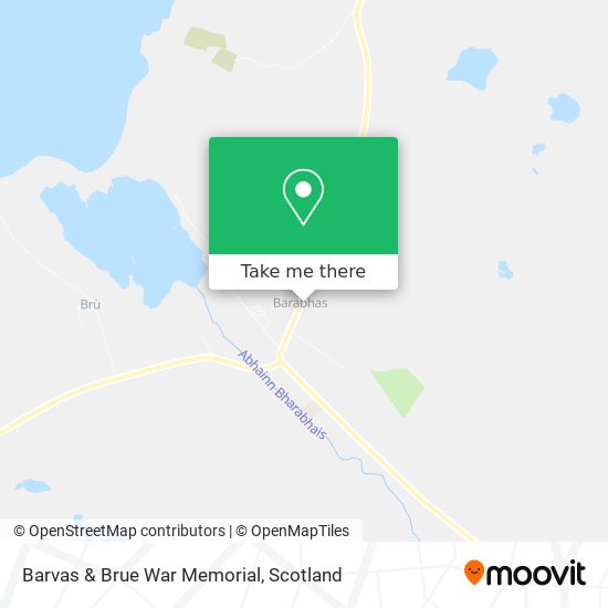 Barvas & Brue War Memorial map