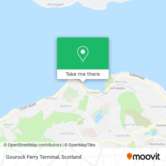 Gourock Ferry Terminal map