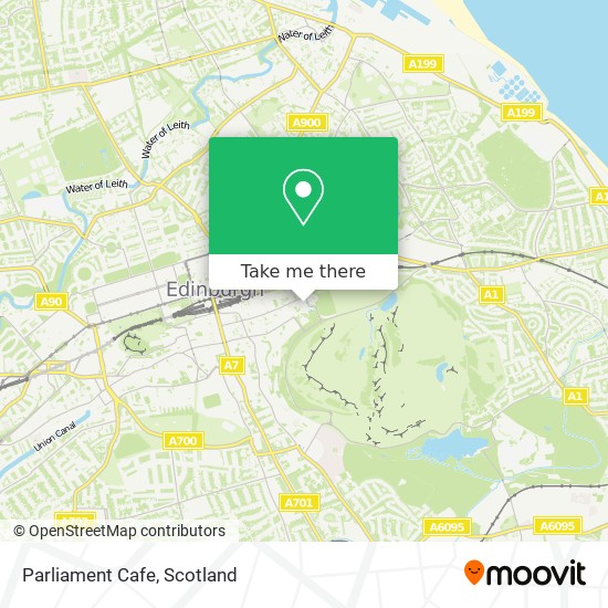 Parliament Cafe map