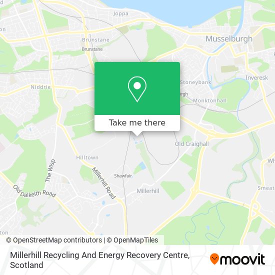 Millerhill Recycling And Energy Recovery Centre map