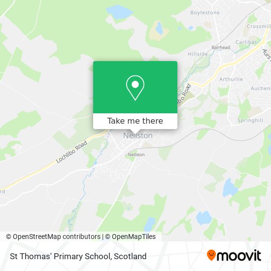 St Thomas' Primary School map