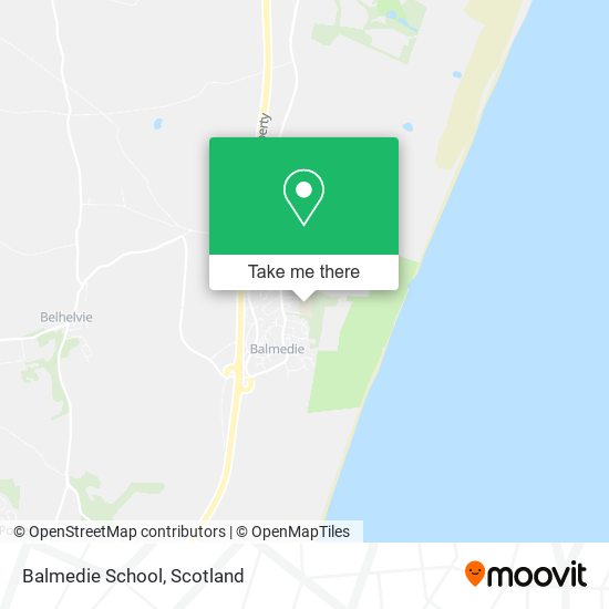 Balmedie School map