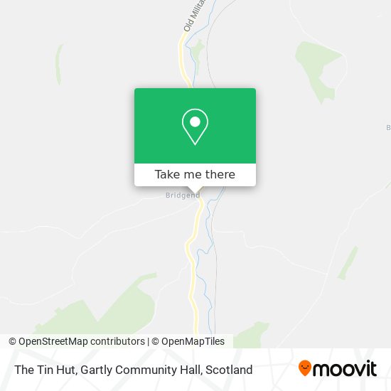 The Tin Hut, Gartly Community Hall map