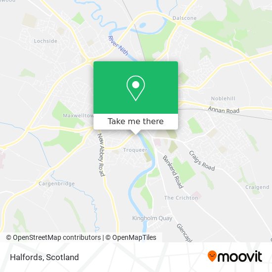 Halfords map