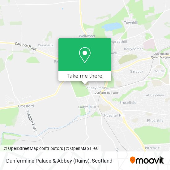 Dunfermline Palace & Abbey (Ruins) map