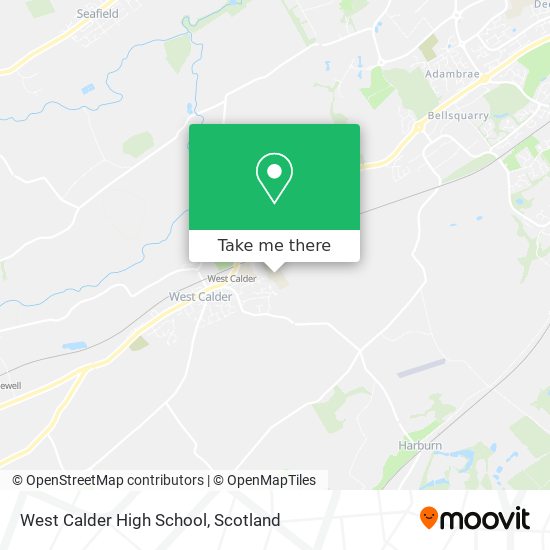 West Calder High School map