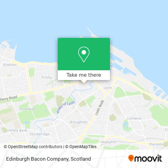 Edinburgh Bacon Company map
