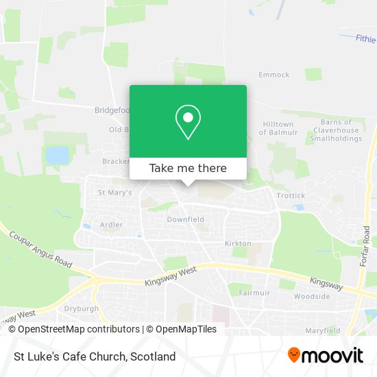 St Luke's Cafe Church map