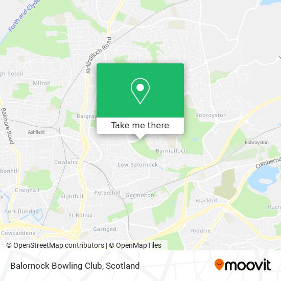 Balornock Bowling Club map