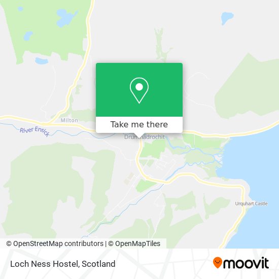 Loch Ness Hostel map