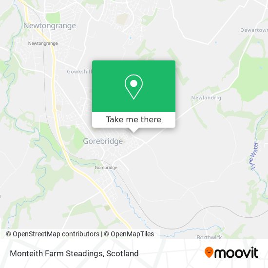 Monteith Farm Steadings map