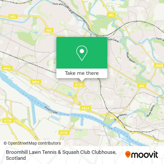 Broomhill Lawn Tennis & Squash Club Clubhouse map