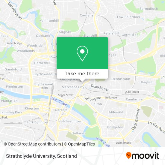 Strathclyde University map