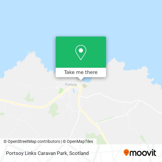 Portsoy Links Caravan Park map