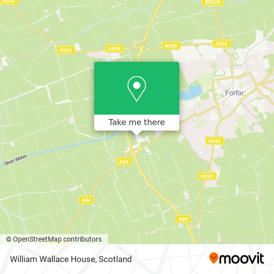 William Wallace House map