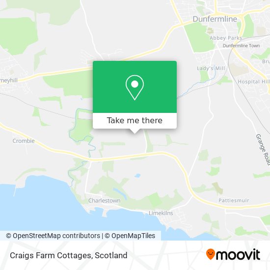Craigs Farm Cottages map